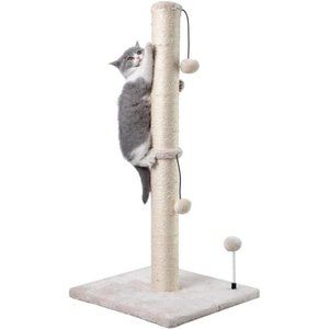 34” Tall Cat Scratching Post Premium Basics Kitten Scratcher Sisal Scratch Posts